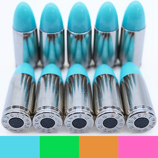 Eagle Munitions, LLC. Premium 9mm Snap Caps - Dry Fire Rounds - Dummy Rounds (Blue, 20 Count)