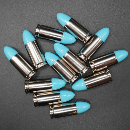 Eagle Munitions, LLC. Premium 9mm Snap Caps - Dry Fire Rounds - Dummy Rounds (Blue, 20 Count)