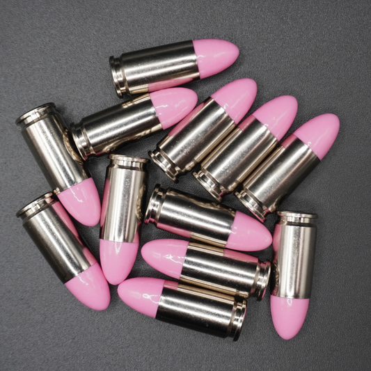 Eagle Munitions, LLC. Premium 9mm Snap Caps - Dry Fire Rounds - Dummy Rounds (Pink, 20 Count)